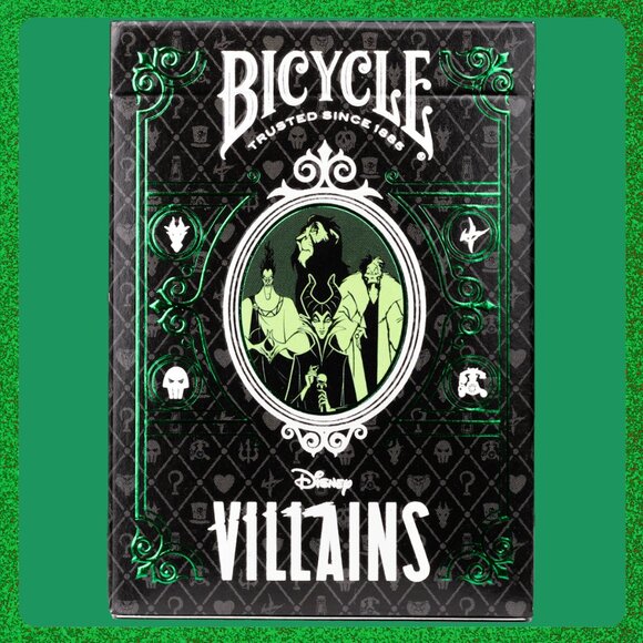 Bicycle x Disney Villains Green & Purple Bundle - Picture 10 of 15